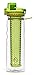 Hydracy Fruit Infuser Water Bottle - 25 Oz Sports Bottle with Full Length Infusion Rod and Insulating Sleeve Combo Set + 27 Fruit Infused Water Recipes eBook Gift - Lime Green