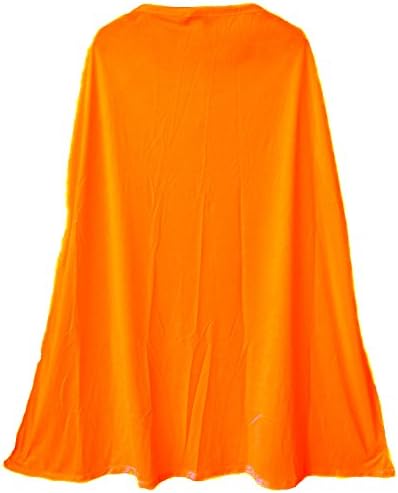64" Large Superhero Cape Costume One Size Fits Most (Orange)