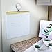 Haute Decor Attract Magnetic Wreath Hanger (Silver) - Set of 2 Magnets - for 2 Metal Doors/Surfaces or 1 Single-Pane Glass Door/Window - Holds up to 10 lbs.