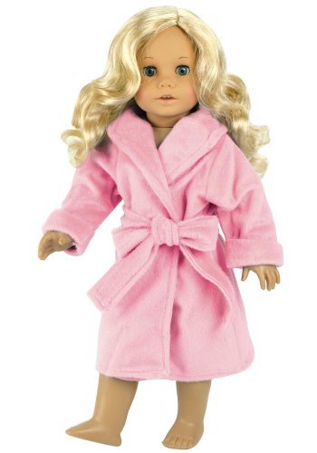 18 Inch Doll Clothes/clothing Fits American Girl Dolls - Soft Pink Doll Robe 18 Inch Doll Sleepwear