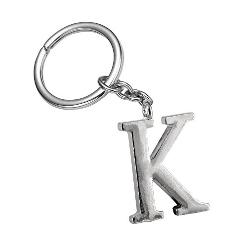 Z547_B New Arrival Adorable Alphabet Initial Letter K Keychain Key Ring