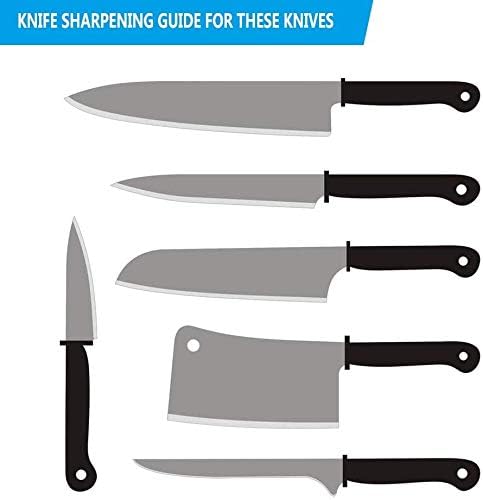 Professional Knife Sharpening Guide, Random Knife Sharpener Angle Guide, Sharpening Guide for Whetstone Black(2 Pack) - Image 3