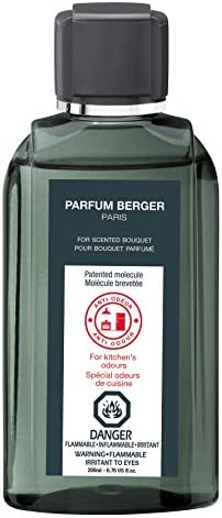MAISON BERGER 106270 Fresh & Floral Diffuser Refill, Clear