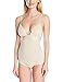 Flexees Women's Maidenform Shapewear Endlessly Smooth Plunge Bodybriefer, Latte Lift, 34B