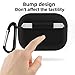 AIBEAMER Airpods Pro Case for Airpods3 Accessories, Kawaii Cute Cool Character Cartoon Silicone Protective Charging Case Cover for Apple Airpod Gen3 with Keychain(Black)
