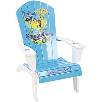 Amazon.com : Margaritaville Outdoor Patio Wood Adirondack ...