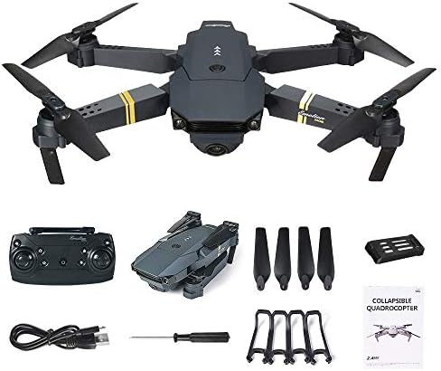 Quadcopters Drones,Mosunx Outdoor L800 2MP w/ 720P Camera WiFi FPV Foldable Selfie Drone RC Wide Angle Quadcopter RTF + 1 Batteries (Black)