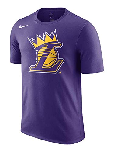 NIKE Unisex Los Angeles Lakers Lebron James Crown T-Shirt Medium Purple