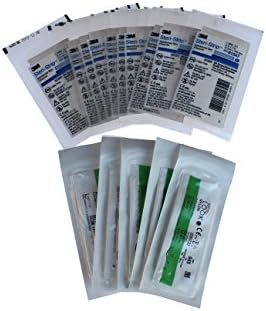 eMedical Kits Training Suture with thread and needle, 5 pack with 3M Steri Strips, 60 (10 packs of 6)