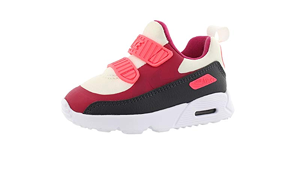 Amazon.com: Nike Air Max Tiny 90 (TD) Zapatos para niños pequeños  Blanco/Rojo Noble/Antracita 881924-101 : Ropa, Zapatos y Joyería