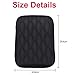 Forala Auto Center Console Pad,PU Leather Car Armrest Seat Box Cover Protector Protects from Dirt,Damage,Pet Scratches,Old Damaged Consoles (A-Black) (A-Black) (D-Leather, Black)