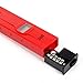 CoZroom Pocket Size pH Meter with ATC and Backlit LCD, 0.05pH High Accuracy, 0-14 pH Measurement Range, 0.01 Resolution Handheld, Measure Household Drinking Water(Red)
