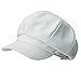 Siggi Womens 100% Cotton Newsboy Cabbie Cap Visor Hat Painter Caps for Lady LightGray