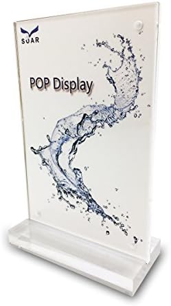 transparent acrylic sign holder display stand for mobile phone store (A5)