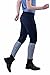 TuffRider Women's Ventilated Schooling Tights, Navy/Navy, Medium