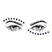 Tattify Bindi Festival Blue Diamond Colorful Temporary Face Rocks - Indie - Other Styles Available, Fashionable Temporary Rhinestone Gem Face Jewel Stickers