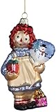 Kurt Adler 5-Inch Glass Raggedy Ann Ornament