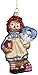 Kurt Adler 5-Inch Glass Raggedy Ann Ornament