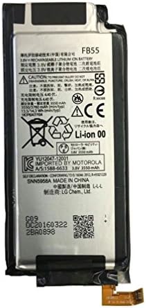 Replacement Battery for Droid Turbo 2 XT1581 XT1585 3550mAH FB55