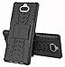SunRemex Sony Xperia 10 Case Durable Armor with Full Body Protective and Resilient Shock Absorption and Kickstand Design for Sony Xperia 10 Phone (Black)