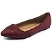 Ollio Women's Shoe Light Comfort Faux Suede Cross Strappy Ballet Flats