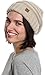 Tough Headwear Slouchy Beanie Winter Hat for Women - Slouch Oversized Large Baggy Cable Knit Hats - Warm & Cute Chunky Knitted Cap for Cold Weather - Stylish & Trendy Snow & Ski Beanies for Ladies