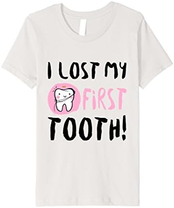 Kids I Lost My First Tooth Tee for Kids 8 Silver