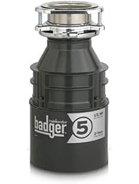 InSinkErator Badger 5 Garbage Disposal, 1/2 HP Food Waste Disposal Unit