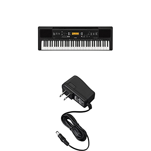 Yamaha psr-ew300 76-key portable keyboard with pa130 power adapte…