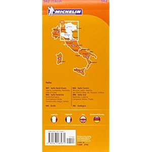 Italy North East Map (Michelin Regional Map)
