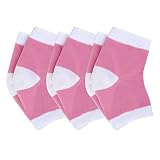 MSmask Pair of Spa Moisturizing Gel Soft Socks Dry Cracked Heel Care Skin Repair Therapy Treatment Fits Women Size 7 or Smaller