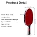 Professional Table Tennis Racket with Case, ITTF Approved Pingpong Racket Paddle with 9-Ply Wood and 8 Layers Carbon Blade