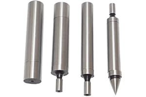 DBM IMPORTS Micro Edge & Center Finder Set of 4 PCS (Double End & Single End, 1 Set, 7 oz, Case Included)