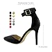 Women's High Heel Pointed Toe Ankle Buckle Strap Evening Party Dress Casual Sandal Shoes