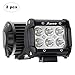 LED Light Bar AAIWA 18W LED Fog Lights Driving Light 2 PCS LED Pods Off Road Lights 4
