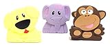 Rubbermaid Blue Ice Fun Shape Reusable Ice Packs - Monkey, Puppy, Elephant - 3 Pack