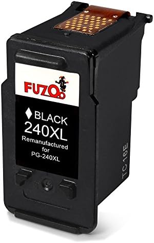 FUZOO 1 Black Remanufactured Ink Cartridge Replacement For Canon PG-240XL Ink Cartridge For CANON PIXMA MX472 452 392 512 432 522 532 459 372 374 434 439 MG3220 3520 2220 2120 4120 4122 3122 2140 4220