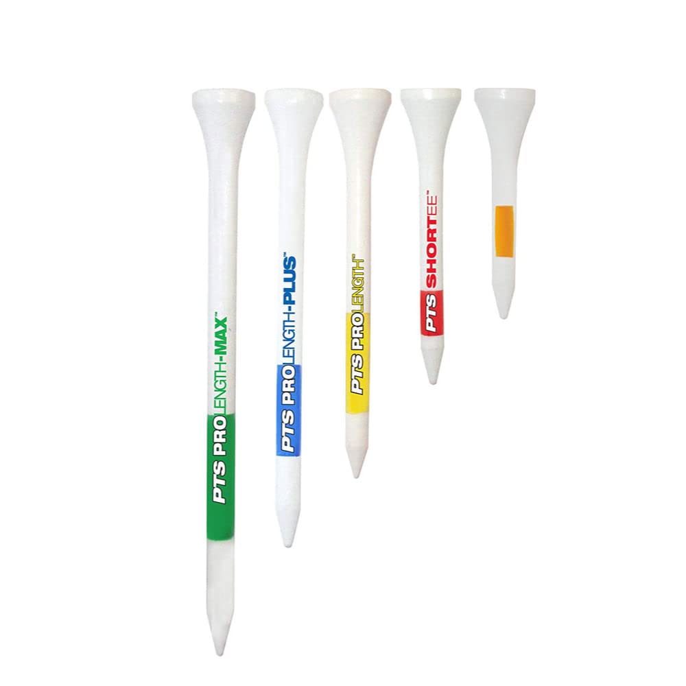 PrideSports PTS Wood Golf Tees | 135 Count, 3-1/4 Inch | #1 Wood Tee on Tour | Best for Drivers & Woods