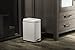 AMG and Enchante Accessories, Rectangular Waste Bin, 5L Garbage Trash Can with Step Foot Pedal, WB01W WHT, Glossy White