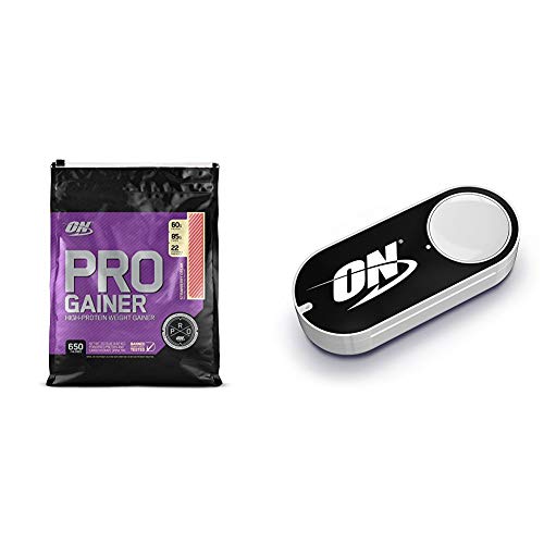 Optimum Nutrition Pro Gainer Weight Gainer Protein Powder, Strawberry Cream, 10.19 Pounds (Packaging May Vary) + Optimum Nutrition