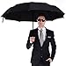 Windproof Travel Umbrella 10 Ribs Unbreakable Auto Open Close Waterproof Stormproof Canopy Rustproof Automatic Folding Compact Portable Rain Umbrellas for Men and Women
