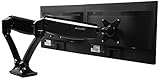 Loctek D5D Dual Monitor Arm Desk Monitor Mounts Fits 10"-27" Monitors, Gas Spring LCD Arm