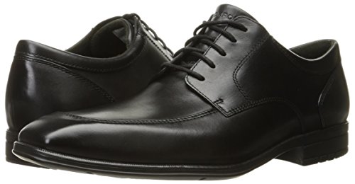 Rockport Men's Maccullum Oxford Shoe - Nubuck & Full-Grain Leather, AdiPRENE Cushioning, Casual Dress