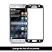 Wonshop Galaxy S7 Edge Screen Protector, 3D Tempered Glass with 9H Hardness Full Coverage Ultra HD Clear Anti-Bubble Scratch Proof Military Grade Screen Cover - Black
