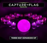 Capture the Flag REDUX 3-Way Magenta Expansion Kit Add Another Team and a Fresh Pink Color to Your Glow-in-The-Dark Game