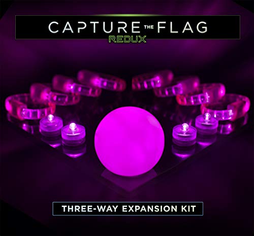 Capture the Flag REDUX 3-Way Magenta Expansion Kit Add Another Team and a Fresh Pink Color to Your Glow-in-The-Dark Game