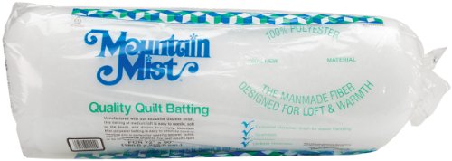 Mountain Mist Polyester Quilt Batting, Twin 72-inch-by-90-inch