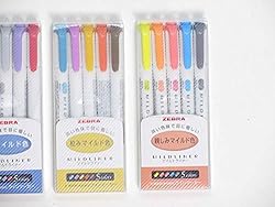 Zebra Mildliner Highlighter Pen Set, 20 Pastel