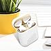 [2 Set] SHARKSBox Dust Guard for AirPods 2 Wireless Charging Case[Lifetime Replacements]Protect AirPods from Iron/Metal Shavings [Easy to Install] Upgrade Ultra Thin AirPods Dust-Proof Film-Gold
