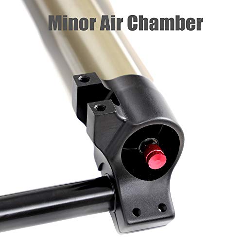 DNM MTB DH Downhill Mountain Bike Fork - Air Front Suspension - 1-1/8" Fork Steerer - Post Mount - 110 x 20mm Wheel Axle for 26" and 27.5"(650B)